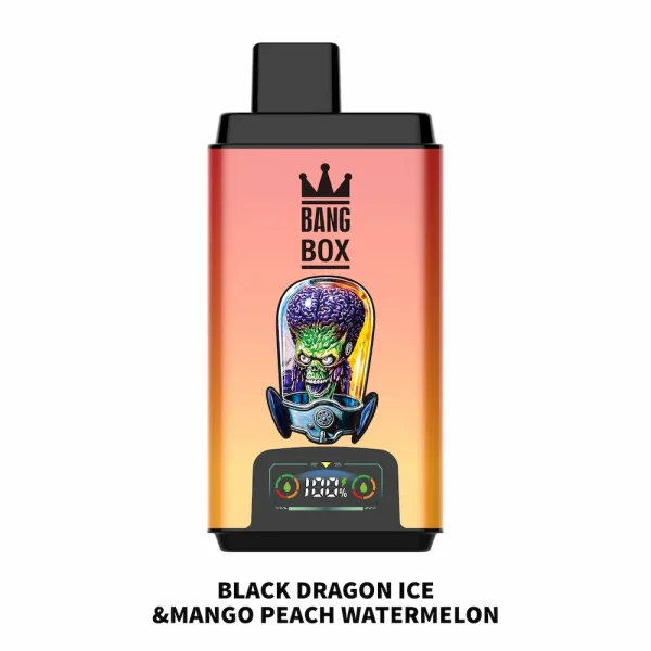 Bang Box 50000 50K puffs disposable vape - Black Dragon Ice & Mango Peach Watermelon flavor