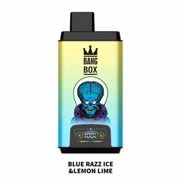 Bang Box 50000 50K puffs disposable vape - Blue Razz Ice & Lemon Lime flavor