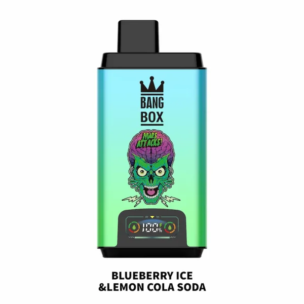 Bang Box 50000 50K puffs disposable vape - Blueberry Ice & Lemon Cola Soda flavor