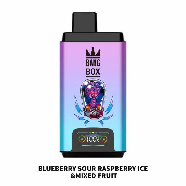 Bang Box 50000 50K puffs disposable vape - Blueberry Sour Raspberry Ice & Mixed Fruit flavor