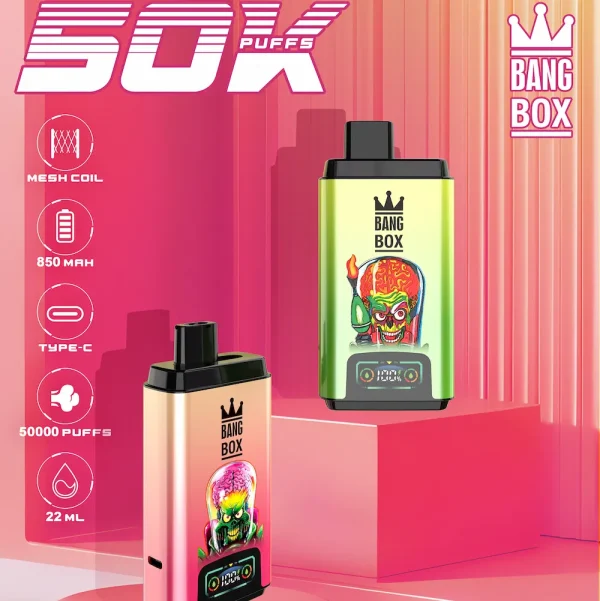 Bang Box 50000 50k puffs disposable vape - Design image principale