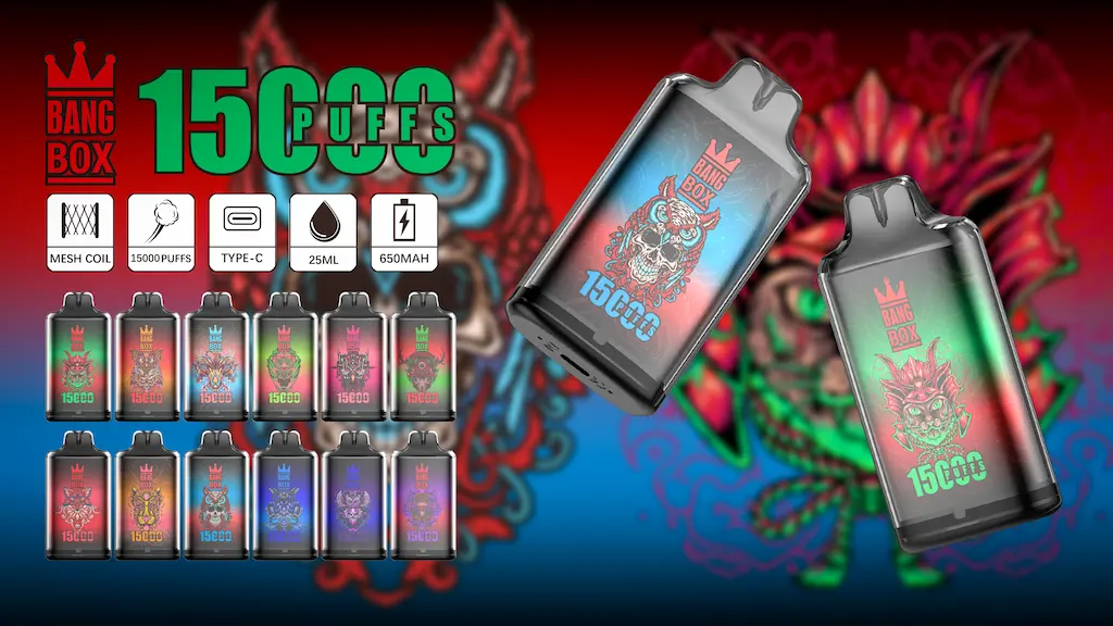Bang Box S1 15000 15k Puffs Einweg-Vape - Mesh-Spule, 25ml, Typ-C-Ladung