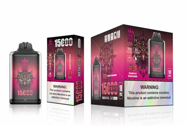 Bang Box S1 15000 15K puffs wegwerfbare vape - Himbeere Wassermelone Geschmack