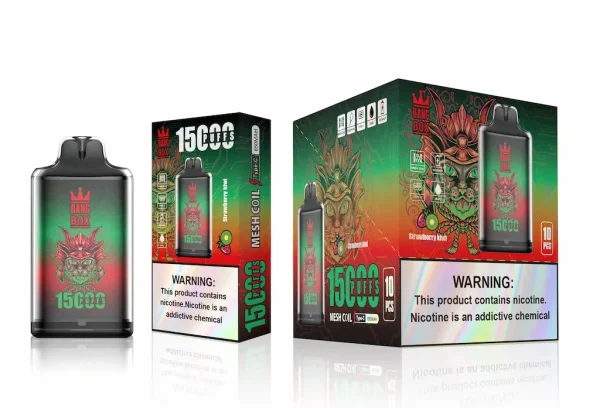Bang Box S1 15000 15K puffs wegwerfbare vape - Erdbeere Kiwi-Geschmack