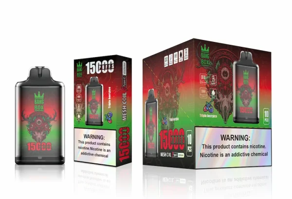 Bang Box S1 15000 15K puffs wegwerfbare vape - Triple Berry Ice Geschmack