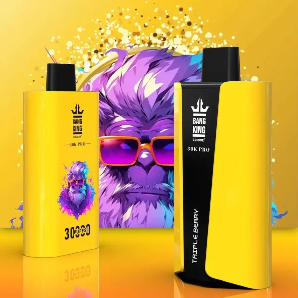 Bang King 30000 Pro 30K puffs disposable vape - Triple Berry flavor