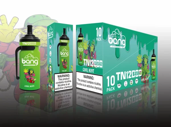 Bang TN 12000 12K puffs disposable vape - Cool Mint flavor