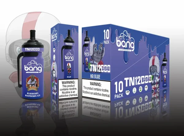 Bang TN 12000 12K puffs disposable vape - Mr Blue flavor