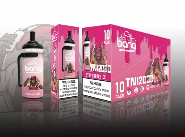 Bang TN 12000 12K puffs disposable vape - Strawberry Ice flavor
