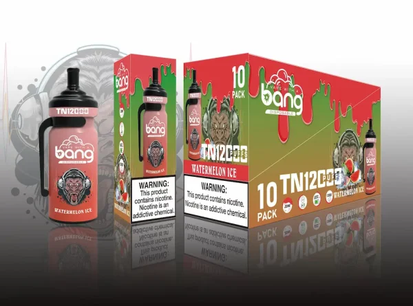 Bang TN 12000 12K puffs disposable vape - Watermelon Ice flavor