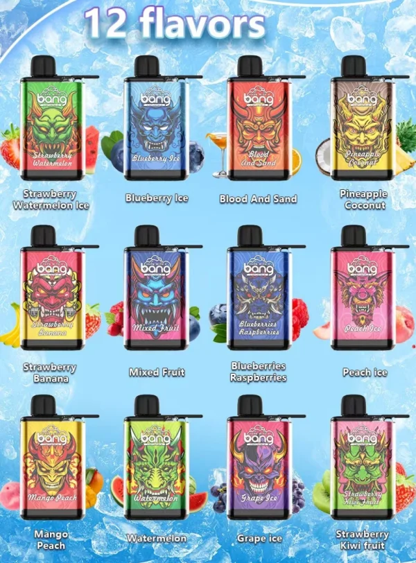 Bang vape 28000 28k puffs cooling control disposable vapes 12 flavor options