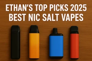 Ethan’s top picks of the best nic salt vapes in 2025