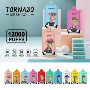 Fumot Digital Box 12000 12K puffs disposable vape with LED screen and mesh coil