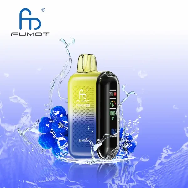 Fumot RandM Tornado 20000 20K puffs disposable vape - Blue Razz flavor