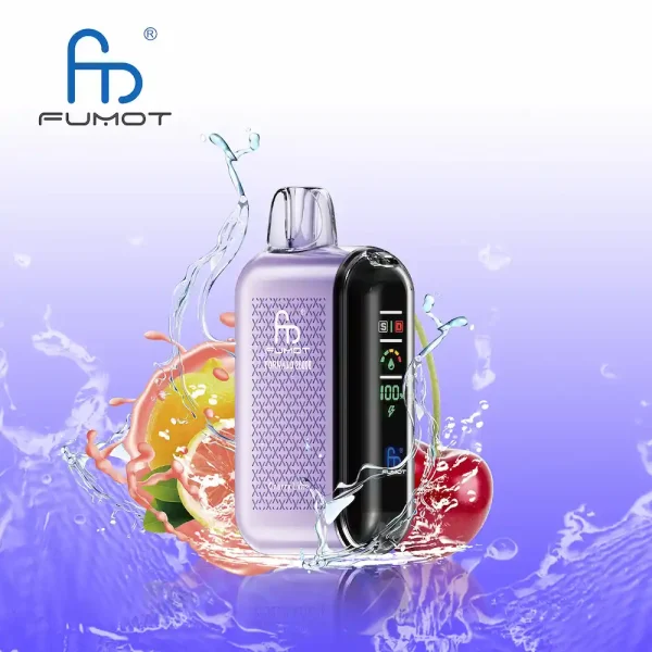 Fumot RandM Tornado 20000 20K puffs disposable vape - Cherry Lime flavor