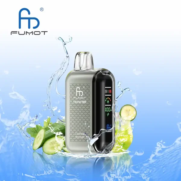Fumot RandM Tornado 20000 20K puffs disposable vape - saveur concombre-limonade