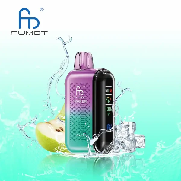 Fumot RandM Tornado 20000 20K bouffées vape jetable - Parfum Poire Glace