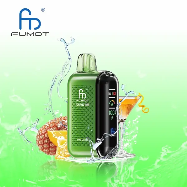Fumot RandM Tornado 20000 20K puffs disposable vape - Pina Colada flavor