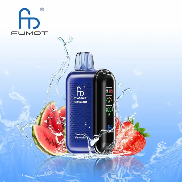 Fumot RandM Tornado 20000 20K puffs disposable vape - Fraise Pastèque