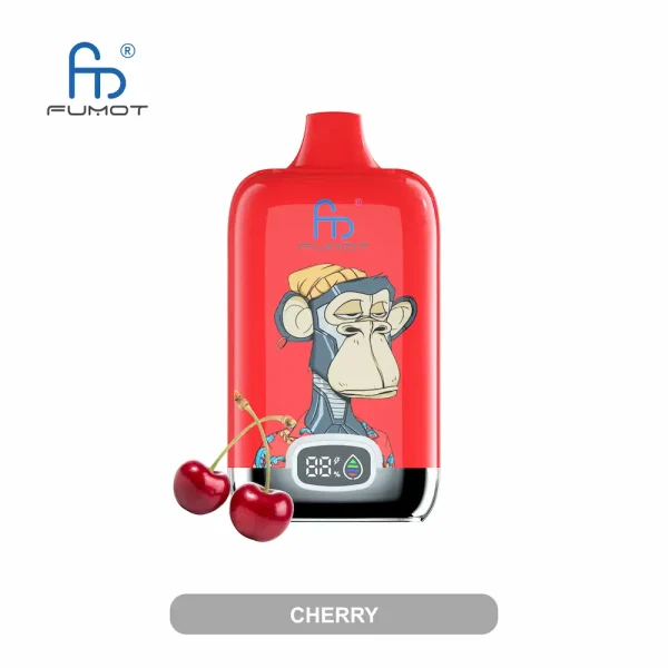 RandM Tornado Digital Box 12000 12K puffs disposable vape - Cherry flavor