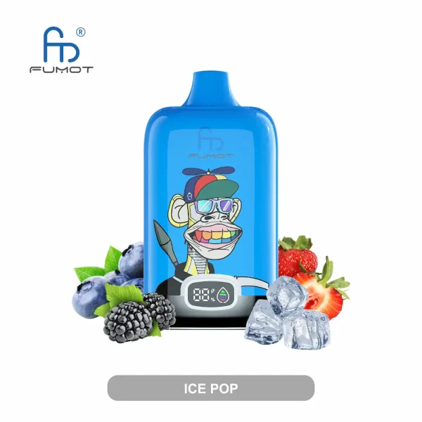 RandM Tornado Digital Box 12000 12K puffs disposable vape - Ice Pop flavor