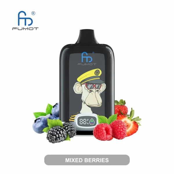 RandM Tornado Digital Box 12000 12K puffs disposable vape - Mixed Berries flavor