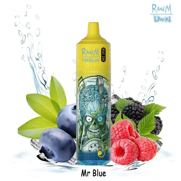 Uwin RandM Tornado 35000 35K puffs Einweg vape - Herr Blau Geschmack