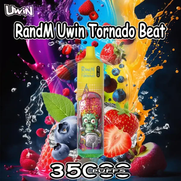 Uwin RandM Tornado Beat 35000 35K puffs wegwerfbare vape - Produkt Vorderansicht