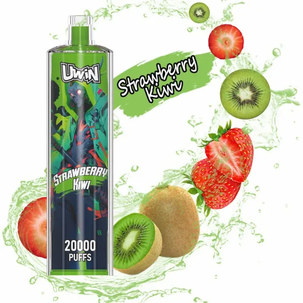 Uwin Shisha Hookah Crystal 20000 20K Puffs Einweg-Vape - Erdbeer-Kiwi-Geschmack