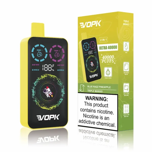 VOPK Ultra 40000 40K caladas vape desechable - triple sabor mango