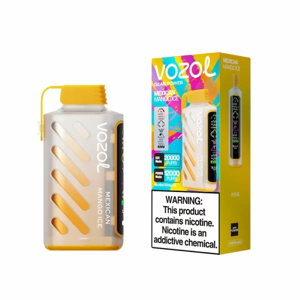 Vozol Gear Power 20000 puffs disposable vape - Mexican Mango Ice flavor