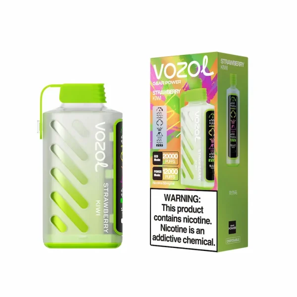 Vozol Gear Power 20000 puffs disposable vape - Strawberry Kiwi flavor