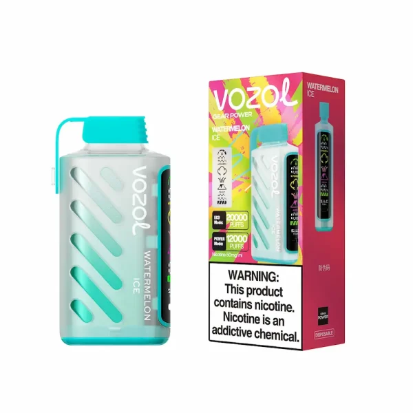 Vozol Gear Power 20000 puffs disposable vape - Watermelon Ice flavor