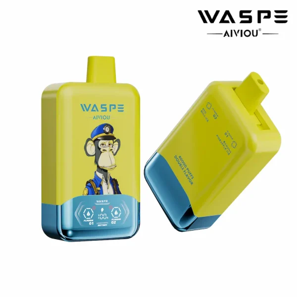 WASPE 40000 40K puffar dubbel smak engångs vape - Banan Ananas Glass & Red Bull Glass smak