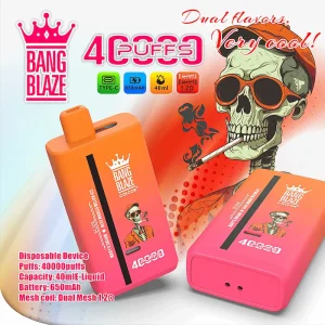 Bang Blaze 40000 40K puffs dual flavor disposable vape