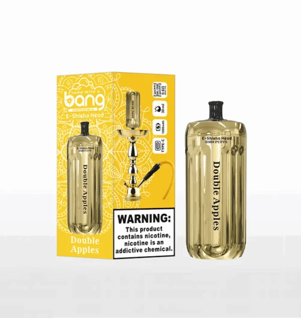 Bang Blaze E-Shisha Head 42000 42K puffs disposable vape - Double Apples flavor