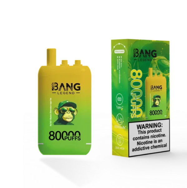 Bang Leader 80000 80K puffs triple flavor disposable vape - Red Bull, Blueberry Watermelon, Apple Pear