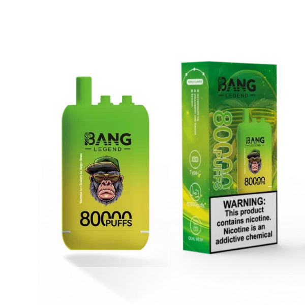 Bang Leader 80000 80K puffs triple flavor disposable vape - Watermelon Ice, Strawberry Mango, Banana
