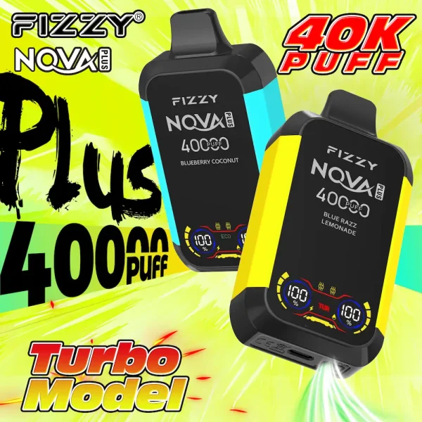 Fizzy Nova Plus 40000 40K puffs dual mode disposable vape main product image