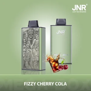 JNR Mega Box 25000 25K Puff Disposable Vape with fizzy cherry cola flavor