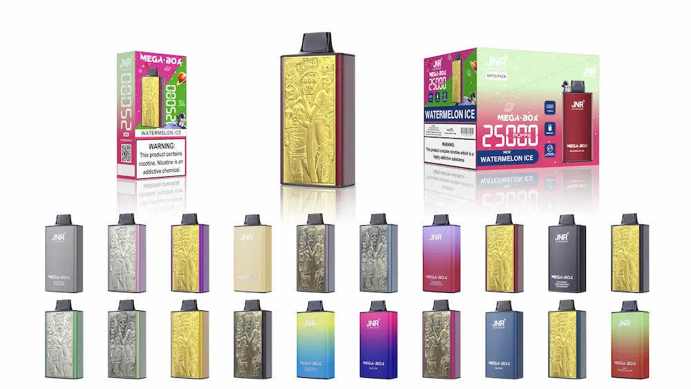 JNR Mega Box 25000 25K Puff Disposable Vape Packaging