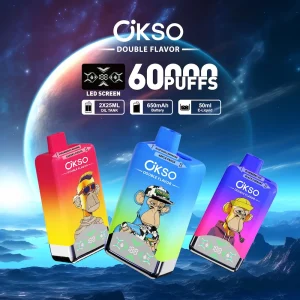 OKSO 60000 60K puffar dubbel smak engångs vape huvudproduktbild