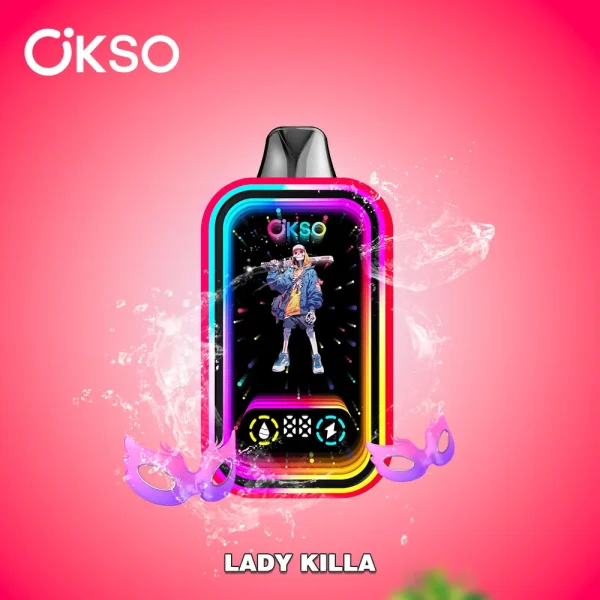 OKSO Magic Mirror 50000 50K puffs RGB Lights disposable vape – Lady Killa flavor