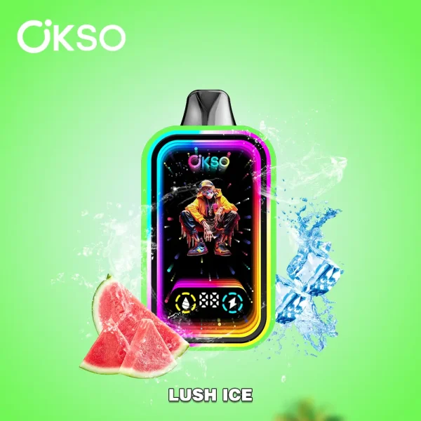 OKSO Magic Mirror 50000 50K puffs RGB Lights disposable vape – Lush Ice flavor