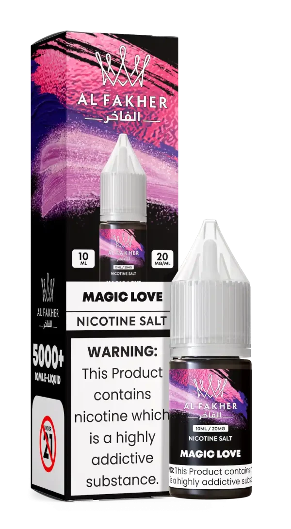 Al Fakher Magic Love Nicotine Salt E-Liquid 10ml 20mg – Exotic Fruity Flavor Vape Juice