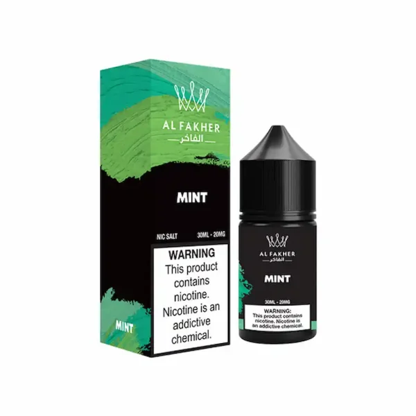 Al Fakher Mint Nicotine Salt E-Liquid 30ml 30mg – Refreshing Mint Vape Juice for Smooth Vaping