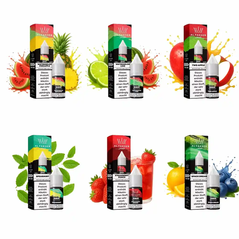 Al Fakher Nic Salt E-Liquid 10ml 20mg – Flavor Collection