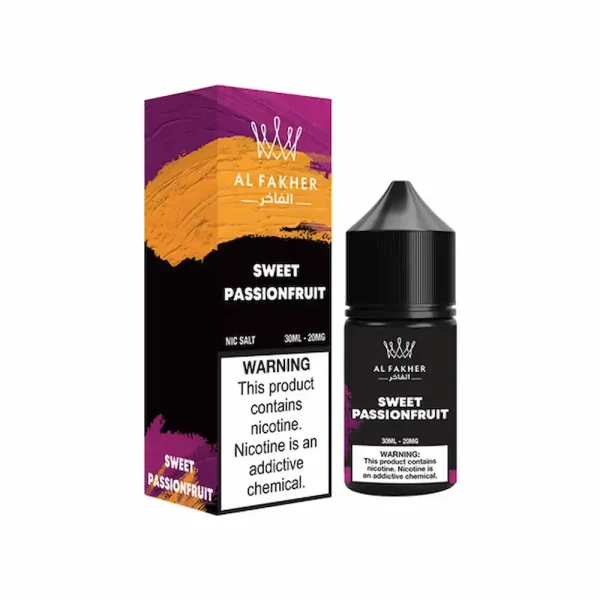 Al Fakher Sweet Passionfruit Nic Salt E-Liquid 30ml 30mg – Tropical Passionfruit Vape Juice