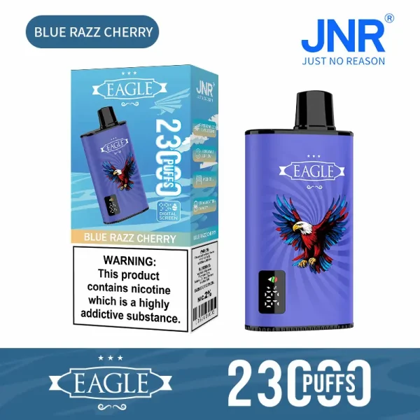 JNR Eagle 23000 Puffs Disposable Vape Blue Razz Cherry