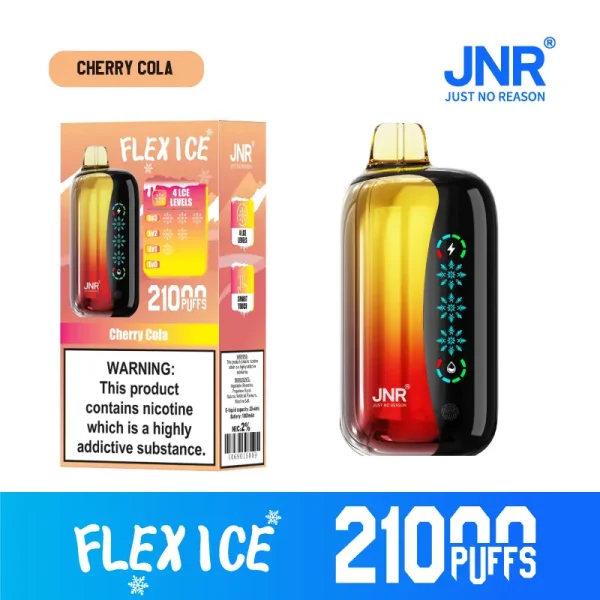 JNR Flex Ice 21000 Puffs Disposable Vape – Cherry Cola